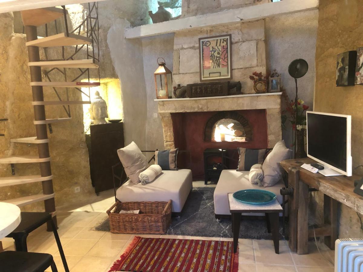 Appartement Troglodyte Loft 2 à Thoré-la-Rochette Extérieur photo