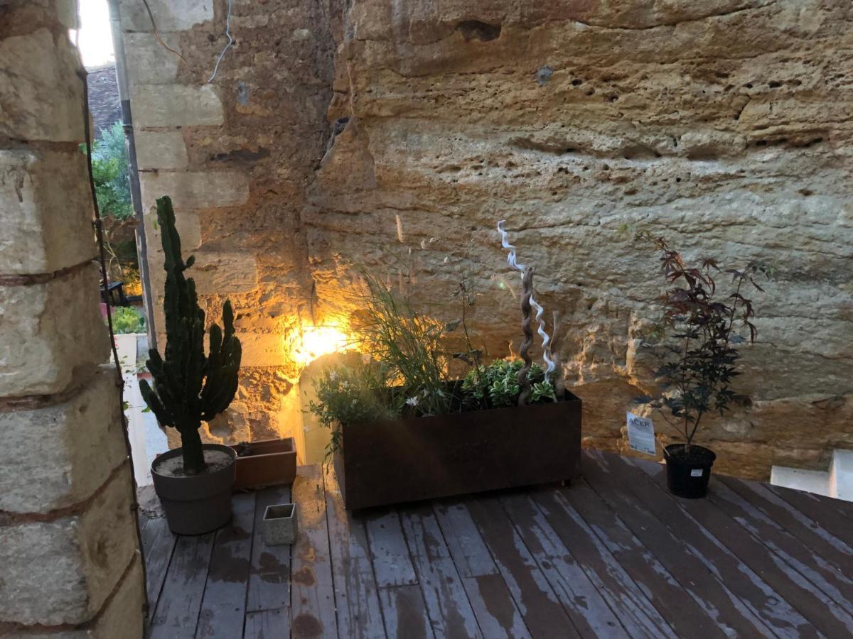 Appartement Troglodyte Loft 2 à Thoré-la-Rochette Extérieur photo