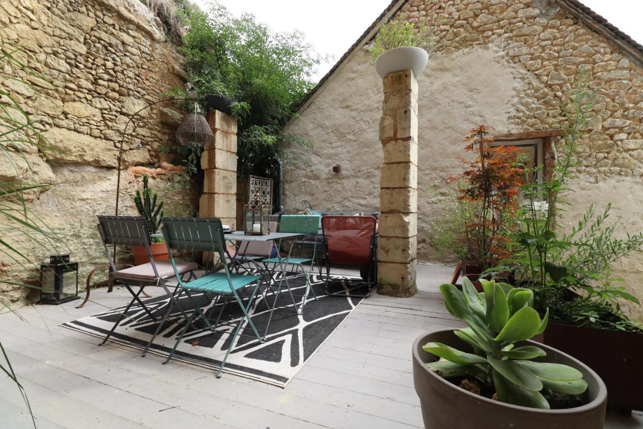 Appartement Troglodyte Loft 2 à Thoré-la-Rochette Extérieur photo